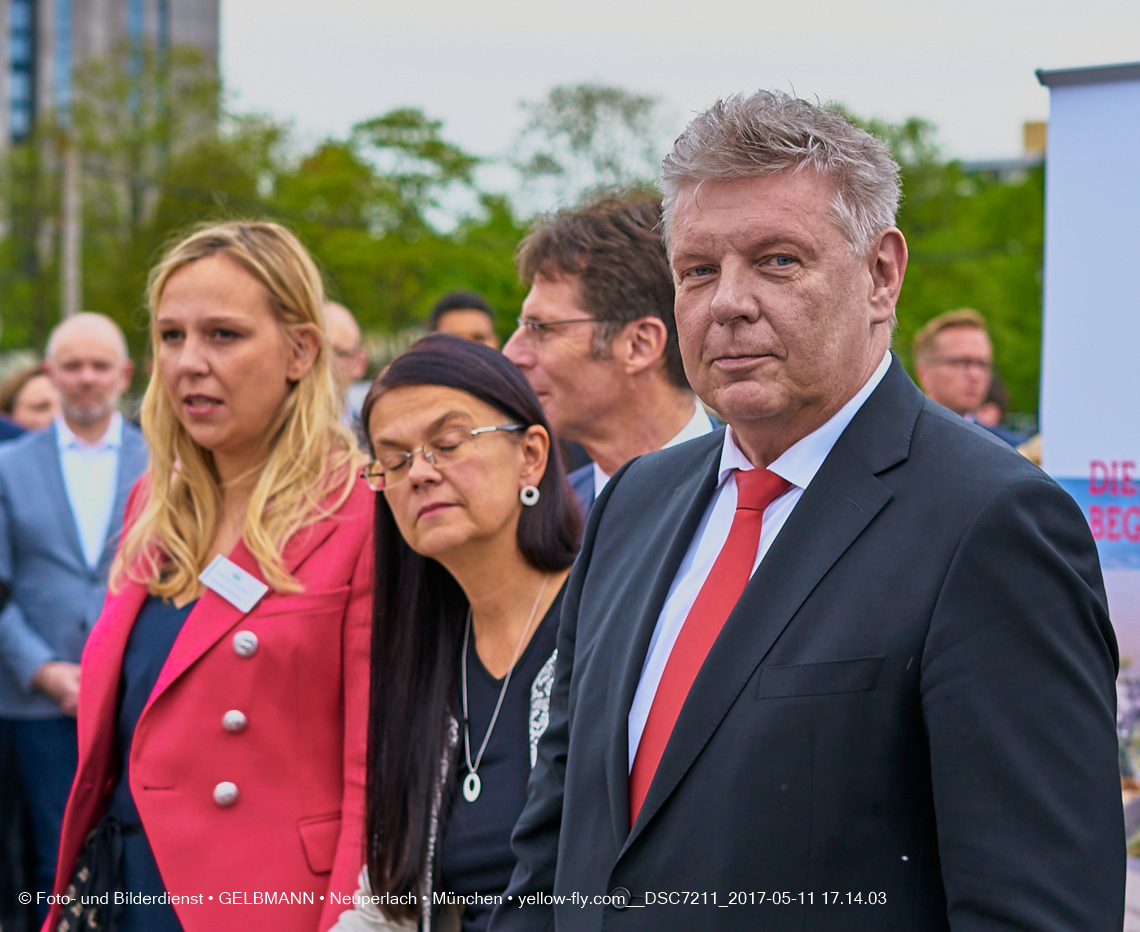 11. Mai 2017 - Grundsteinlegung für die LOGE und dem Kulturquadrat in Neuperlach